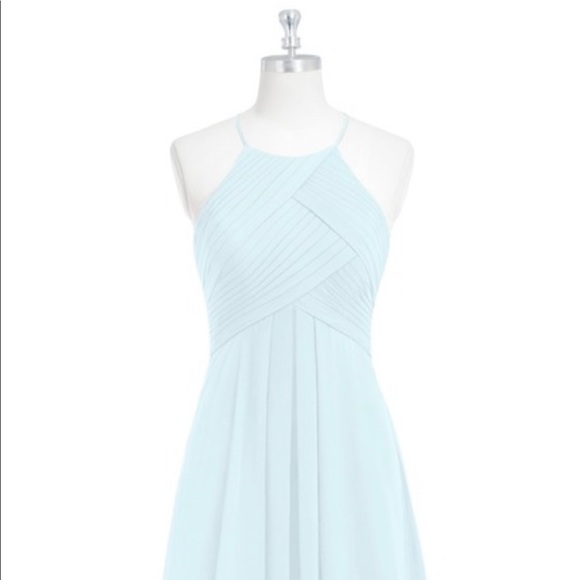 Azazie Ginger (Mist) bridesmaid dress - Picture 1 of 4